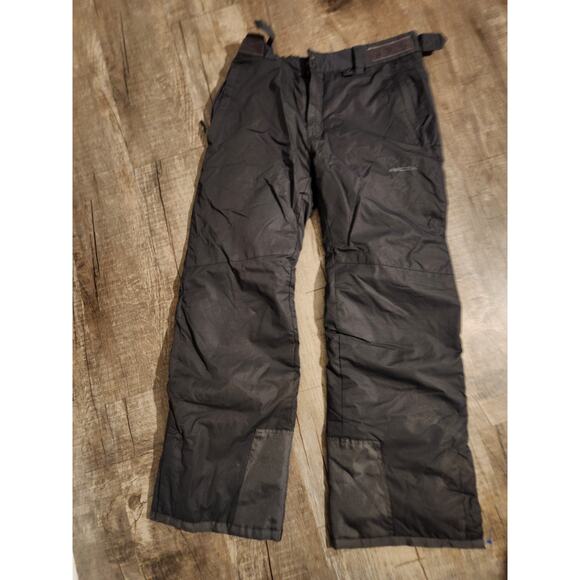 Arctix Men's Insulated Snowboarding Skiing Snow Pants Adj Waist Black Sz M - Picture 1 of 4